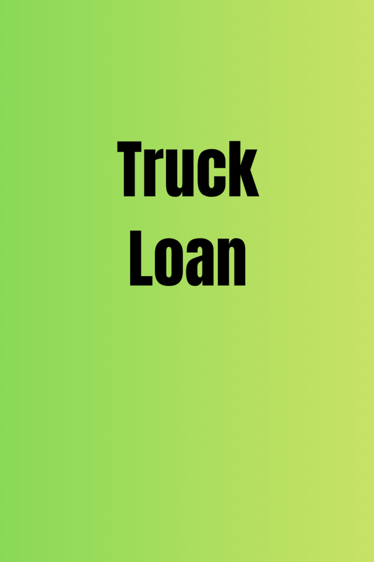 Truck Loan